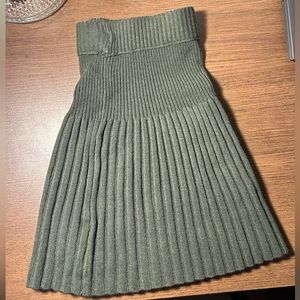 aerie Take Charge Green Sweater Skirt
